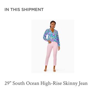 Lilly Pulitzer 29” size 6 NWT cropped jeans